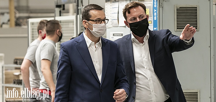 Premier Mateusz Morawiecki z wizyt w Elblgu