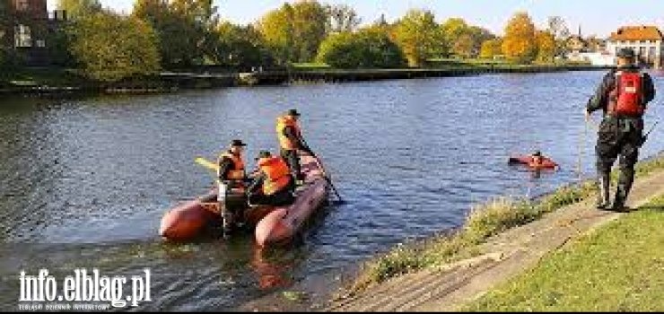Zakaz kąpieli w rzece Elbląg