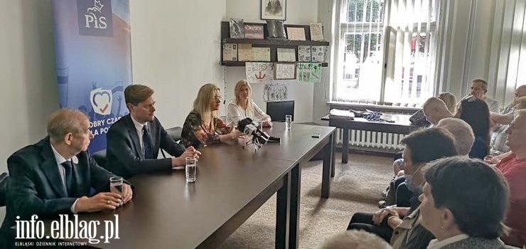 Trwa mobilizacja przed drugą turą wyborów. Posłowie PiS odwiedzili Elbląg