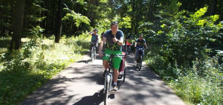 Popoudniowa wycieczka rowerami po szlaku parkw Elblga