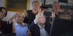 Wiecz�r wyborczy PiS w Elbl�gu.�"Wierz�, �e wynik taki pozostanie"