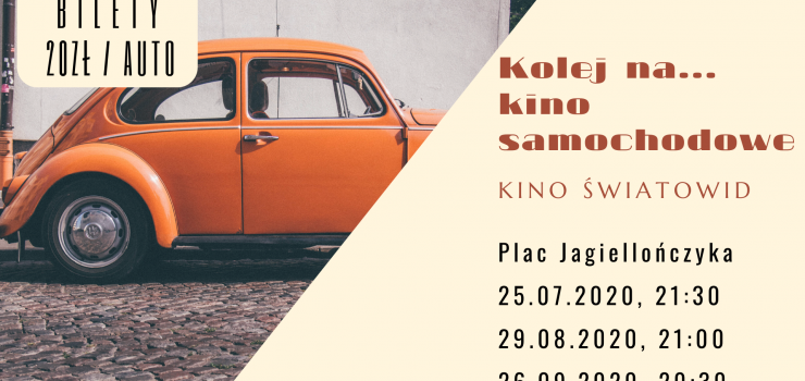 Kino Światowid organizuje seans... kina samochodowego