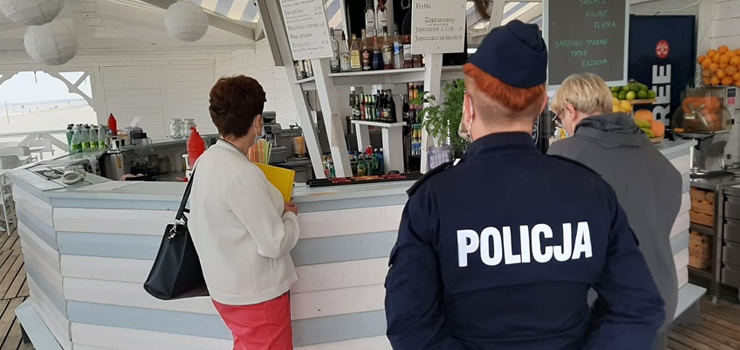 Kontrole sanepidu i policji w Krynicy Morskiej