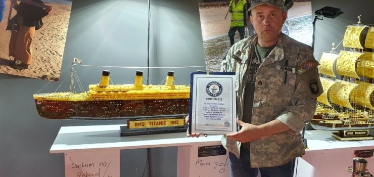 Wykonał największą rzeźbę z bursztynu. Trafił do Księgi Rekordów Guinessa