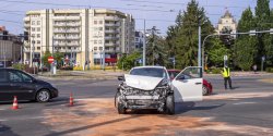 Grony wypadek przy szkole muzycznej. Jedna osoba trafia do szpitala