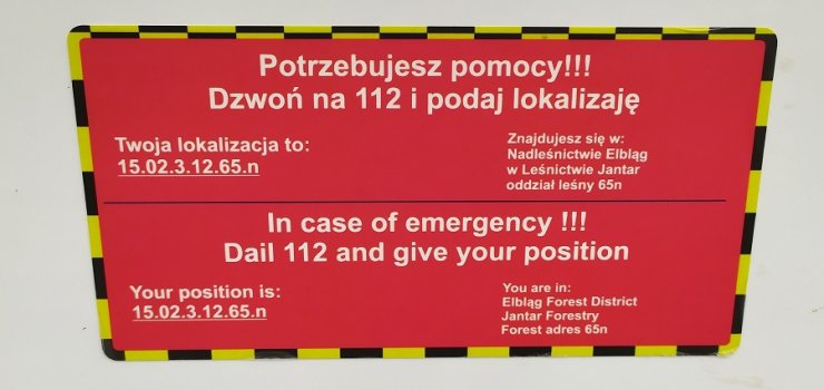 Nadleśnictwo wspólnie z policją oznacza leśne miejsca dla turystów