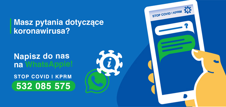 Masz pytania dotyczące epidemii koronawirusa? Odpowiedzi możesz uzyskać na... WhatsAppie!