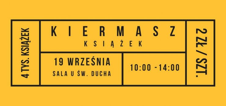 Kiermasz książek – upoluj coś dla siebie!