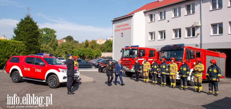 Nowy pojazd dla elbląskich strażaków. Zastąpi auto, które służyło im od wielu lat