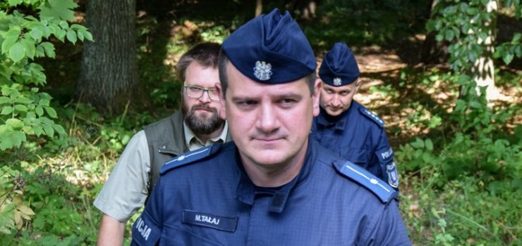 "Nie zgub się w lesie" - wspólna akcja nadleśnictwa i elbląskiej policji