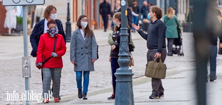 Czy elblążanie stosują się do nowych zasad bezpieczeństwa? Policja: Wystawiliśmy 15 mandatów