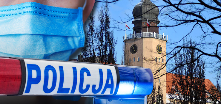 Policja wyprowadzia elblanina z Urzdu Miasta. "Nie chcia zaoy maseczki"