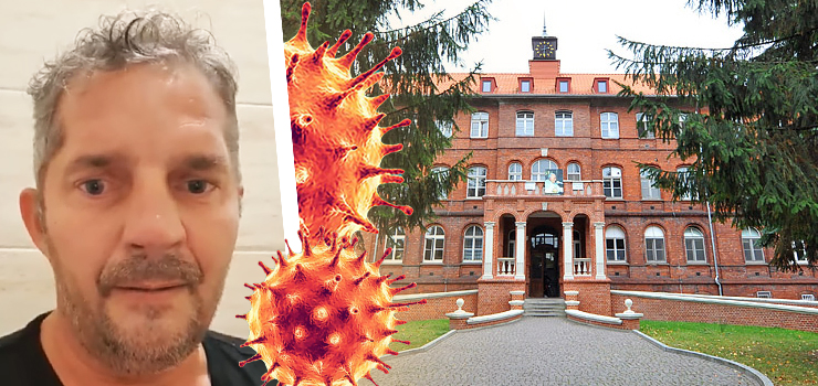 Film dla osób z mocną psychiką!  Dramatyczny apel pacjenta elbląskiego szpitala zakażonego koronawirusem