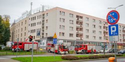 Zg�oszono zadymienie w budynku na 12 Lutego. Na szcz�cie nie wykryto zagro�enia