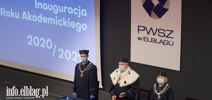 W maseczkach, ale odpiewano"Gaudeamusigitur". Inauguracja roku akademickiego PWSZ