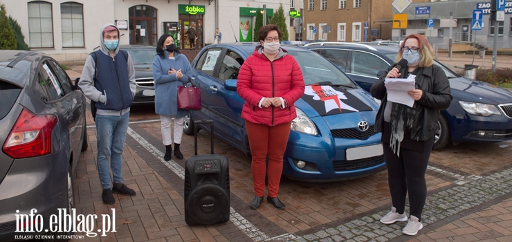Elbląg: "Fanatycy chcą skazać kobiety na niewyobrażalne cierpienie". Protest w obronie prawa do aborcji