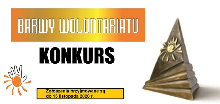 Ruszyła XX edycja konkursu „Barwy Wolontariatu".