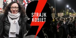 Liderka Og�lnopolskiego Strajku Kobiet Marta Lempart przyje�d�a wesprze� elbl��anki