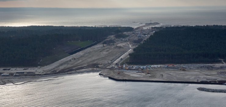 Postęp prac przy budowie kanału żeglugowego na Mierzei Wiślanej - zobacz film i zdjęcia