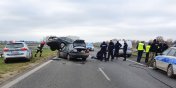 Pościg policyjny na S7. Zniszczone cztery auta