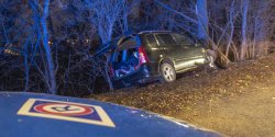 Ulica Kociuszki: Auto wjechao w drzewo. Jedna osoba poszkodowana