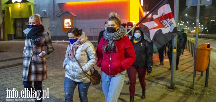 "Rzdrobi nam pieko". Protest w Elblgu po publikacji uzasadnienia wyroku TK