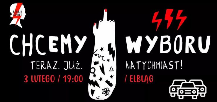 "Jedziemy odebra nasz wolno wyboru". Kolejny protest kobiet w tym tygodniu