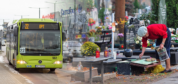 "Mieszkańcy po zmianie w komunikacji miejskiej mają problemy z dojazdem na cmentarze"