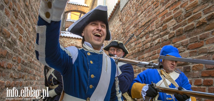 Elbląg w czasach wielkiej wojny północnej. Żywa lekcja historii na elbląskiej starówce  - zobacz zdjęcia