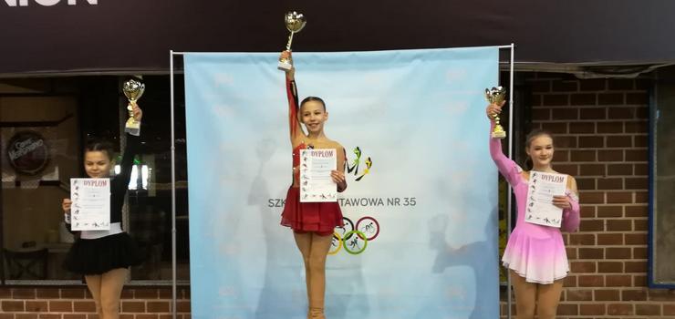 Łyżwiarstwo figurowe: Występ elbląskiej "Szóstki" na mistrzostwach młodzików