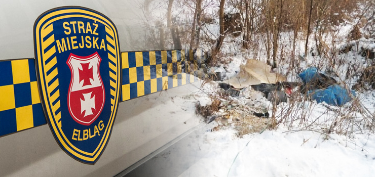 Podrzucił śmieci do przydrożnego rowu