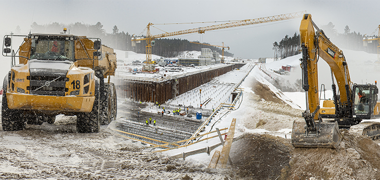 INFO na Przekopie. Zobacz naszą fotorelację z budowy Kanału w zimowej odsłonie