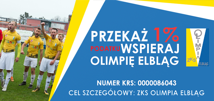 PRZEKAŻ 1% I WESPRZYJ OLIMPIĘ