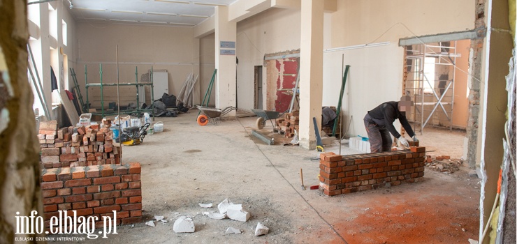 Remont biblioteki przy ul. Ogólnej idzie pełną parą. Kiedy mieszkańcy będą mogli ją odwiedzić?