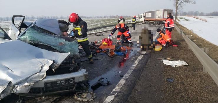 Groźny wypadek na DK 22 w Nowym Dworze Elbląskim. Droga na Malbork całkowicie zablokowana