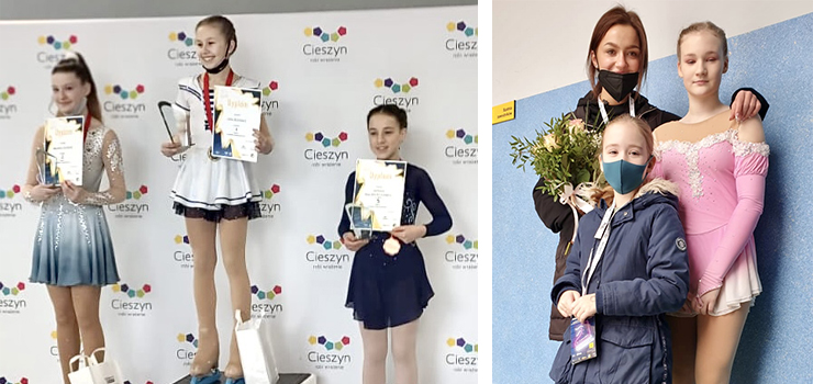 Młodzi łyżwiarze UKS Szóstka na Mistrzostwach Polski w Cieszynie