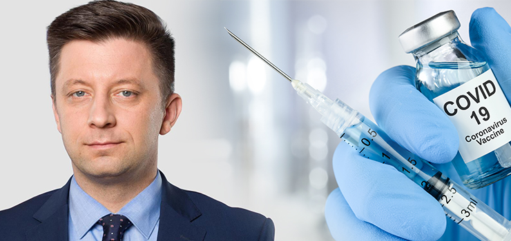 Problem z rejestracją na szczepienia przeciw COVID-19. Minister Dworczyk: Mieliśmy dwa potknięcia