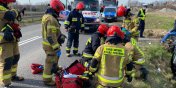 Wypadek w Gronowie Górnym. Pięć osób zabranych do szpitala