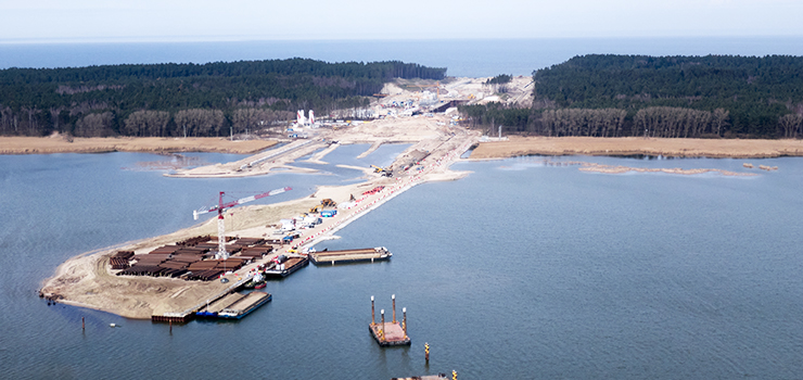 Zobacz, na jakim etapie jest przekop Mierzei Wiślanej (film z drona)