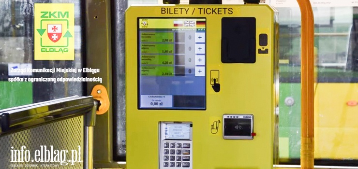 W autobusach komunikacji miejskiej pojawiły się pierwsze mobilne biletomaty