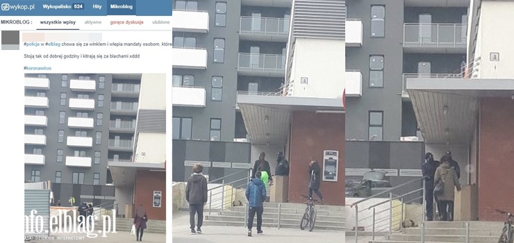 Policjanci z Elbląga na stronie wykop.pl. "Chowają się za winklem i wlepiają mandaty"