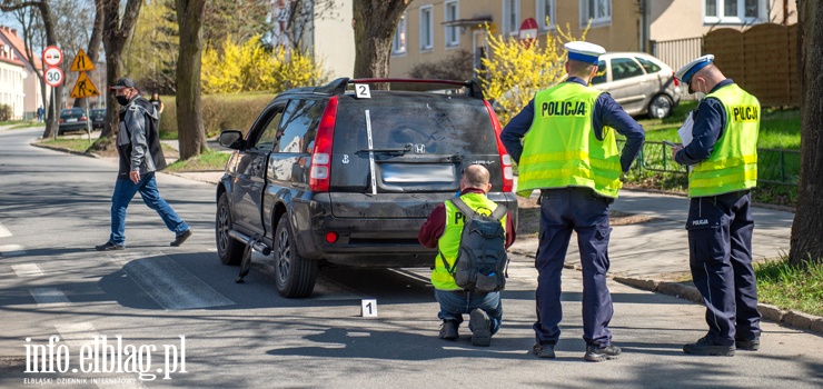 Elblg Kociuszki: 75-latka potrcona na przejciu dla pieszych