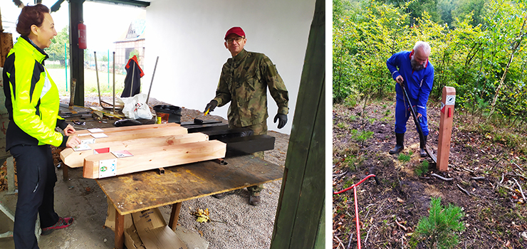 W Nadleśnictwie Elbląg powstaje kolejna atrakcja dla miłośników ruchu, lasu i świeżego powietrza
