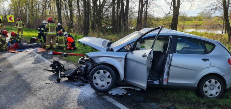 Tragiczny wypadek na DK 22 w pobliu Karczowisk Grnych