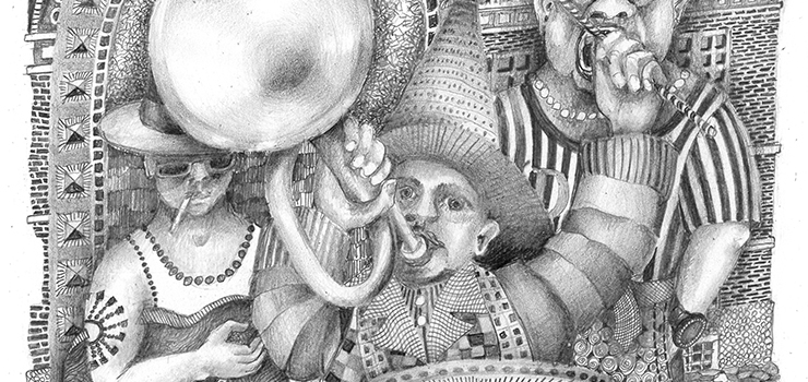 Rysunki Andrzeja Pniewskiego w Galerii EL