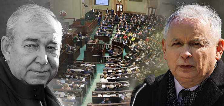 Jarosław Kaczyński pożegnał w Sejmie zmarłego Jerzego Wilka (film)