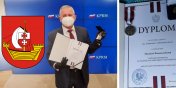 Starosta Elblski z honorow odznak zasuony dla samorzdu terytorialnego 