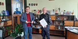 Podpisanie umowy na wykonanie kolejnych robt budowlanych w nowej KM PSP w Elblgu