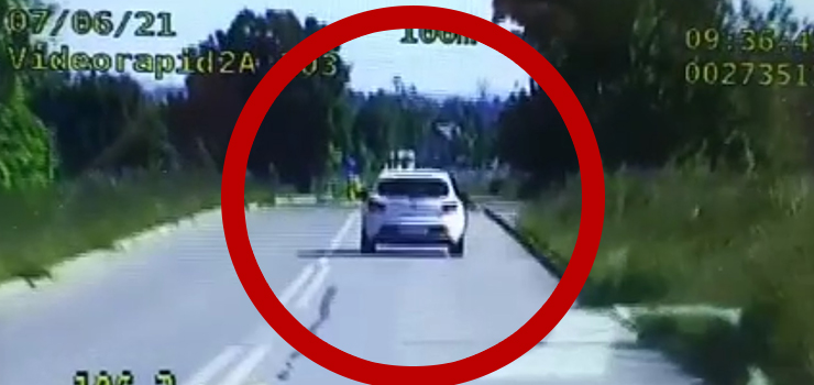 Elbląg: Z kamery policyjnego wideorejestratora