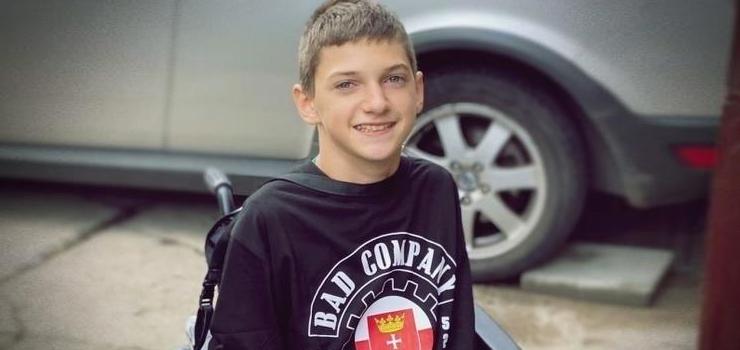 W tym roku Filip koczy 15 lat. Elblanin potrzebuje pomocy